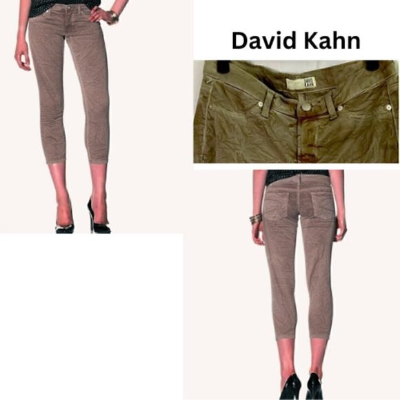 David Kahn Lana Crop Skinny Premium Jean Women's size 27. - Picture 5 of 10